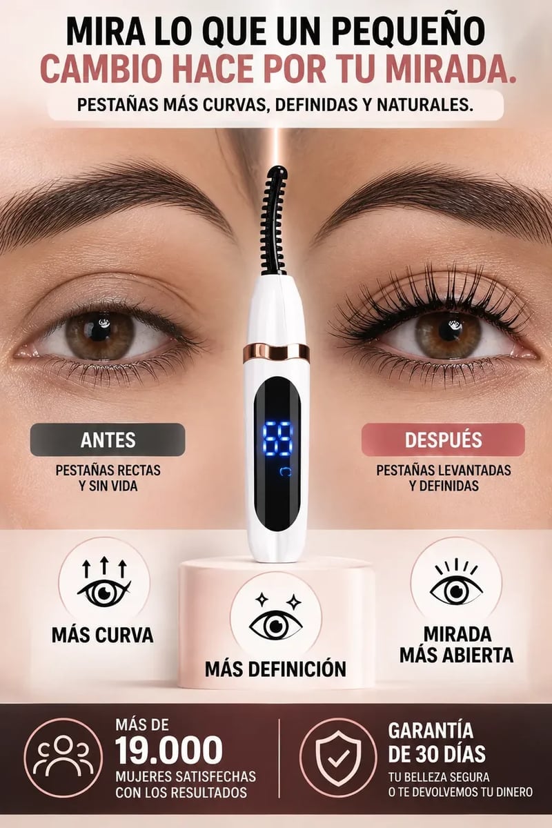 Hot Sale - Rizador de Pestañas Eléctrico 🔥 Hot Sale 