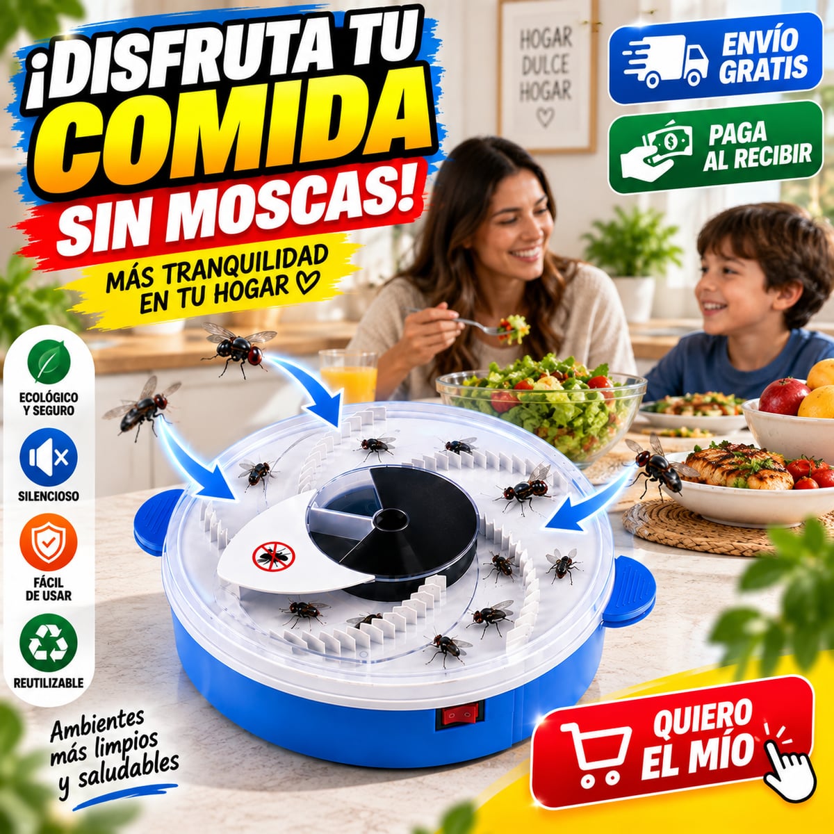 FLYTRAP™ – ¡Olvídate de las Moscas y Disfruta tu Hogar sin Molestias!
