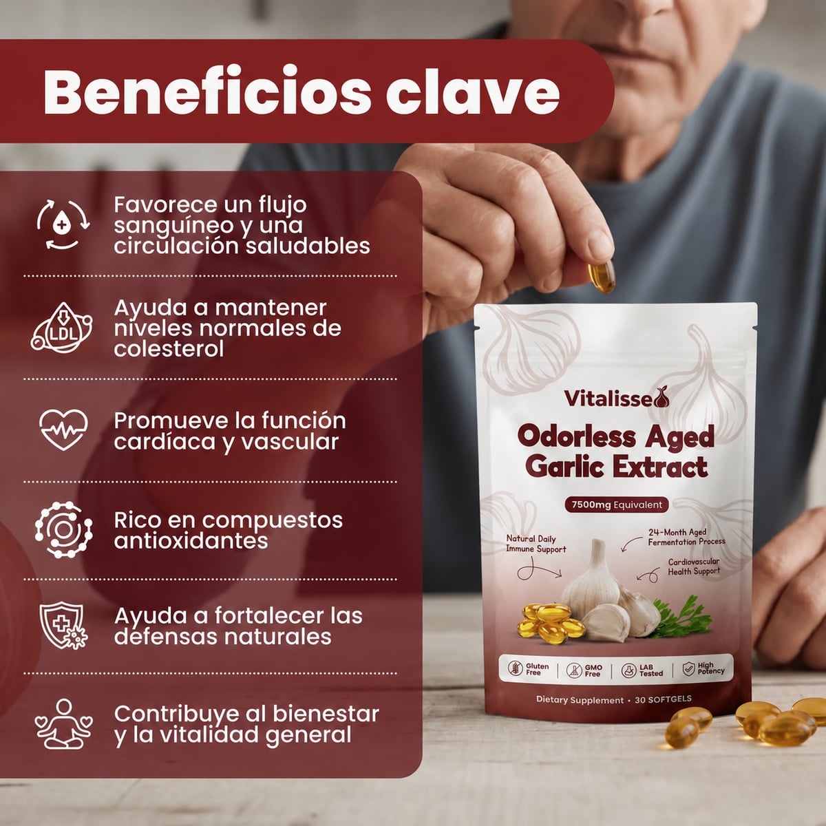 Extracto de Ajo Japonés