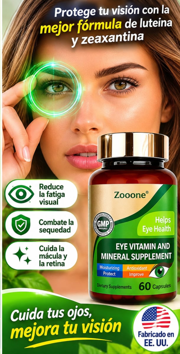 Zooone™ | Nutrición ocular diaria para cuidar tu salud visual 👁️