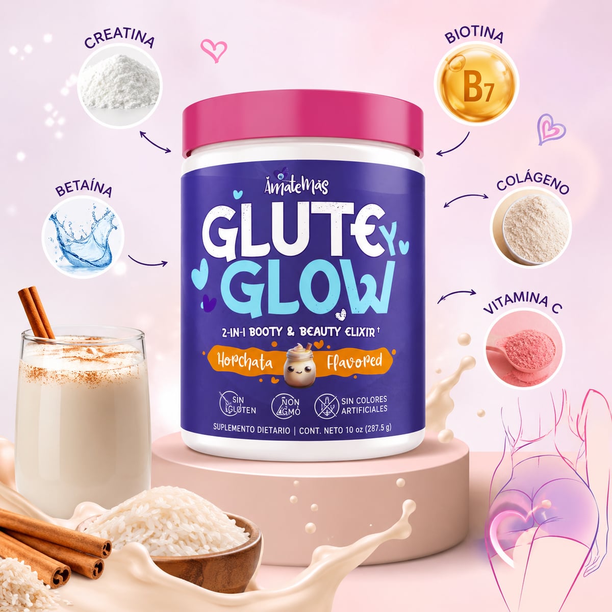 Glute & Glow™ Tonificación y Belleza Femenina