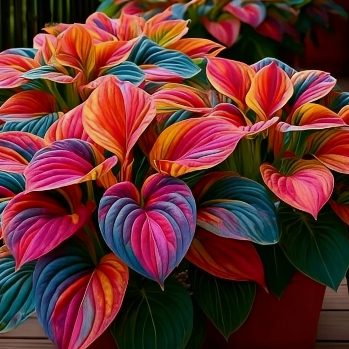 Hostas Rainbow Flame Edición Limitada