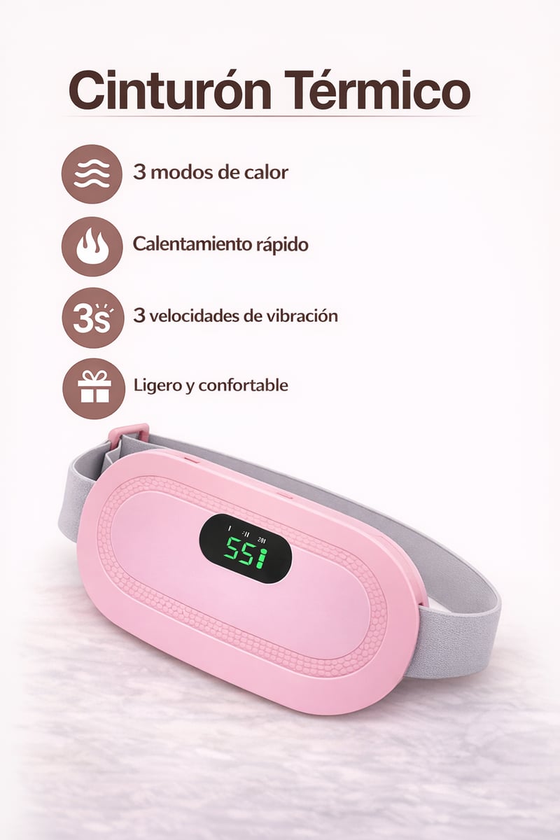 Cinturón Térmico Inteligente para cólicos