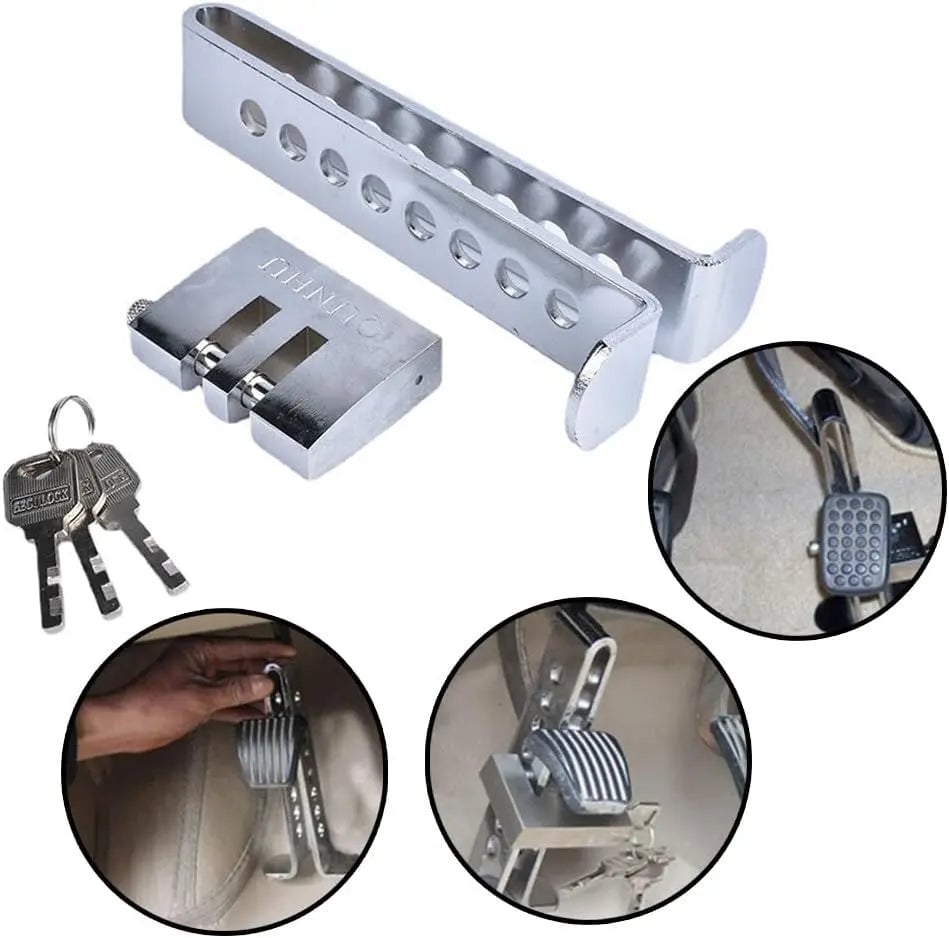 Bloqueo de Freno y Clutch en Acero Reforzado – Seguridad Visible para su Vehículo