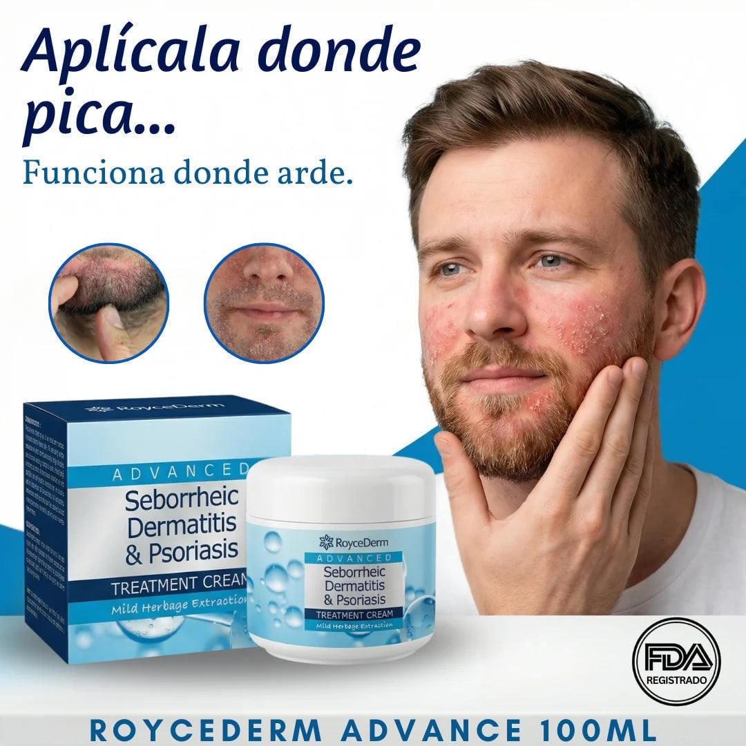 ROYCEDERM – Cuidado para Dermatitis, Psoriasis y Piel Seborreica