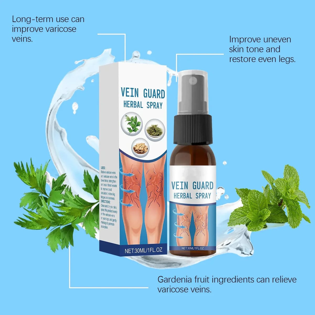 🌿VARICOSE VEINS ✅ ¡Clínicamente probado para eliminar las venas varicosas + ENVIO GRATIS