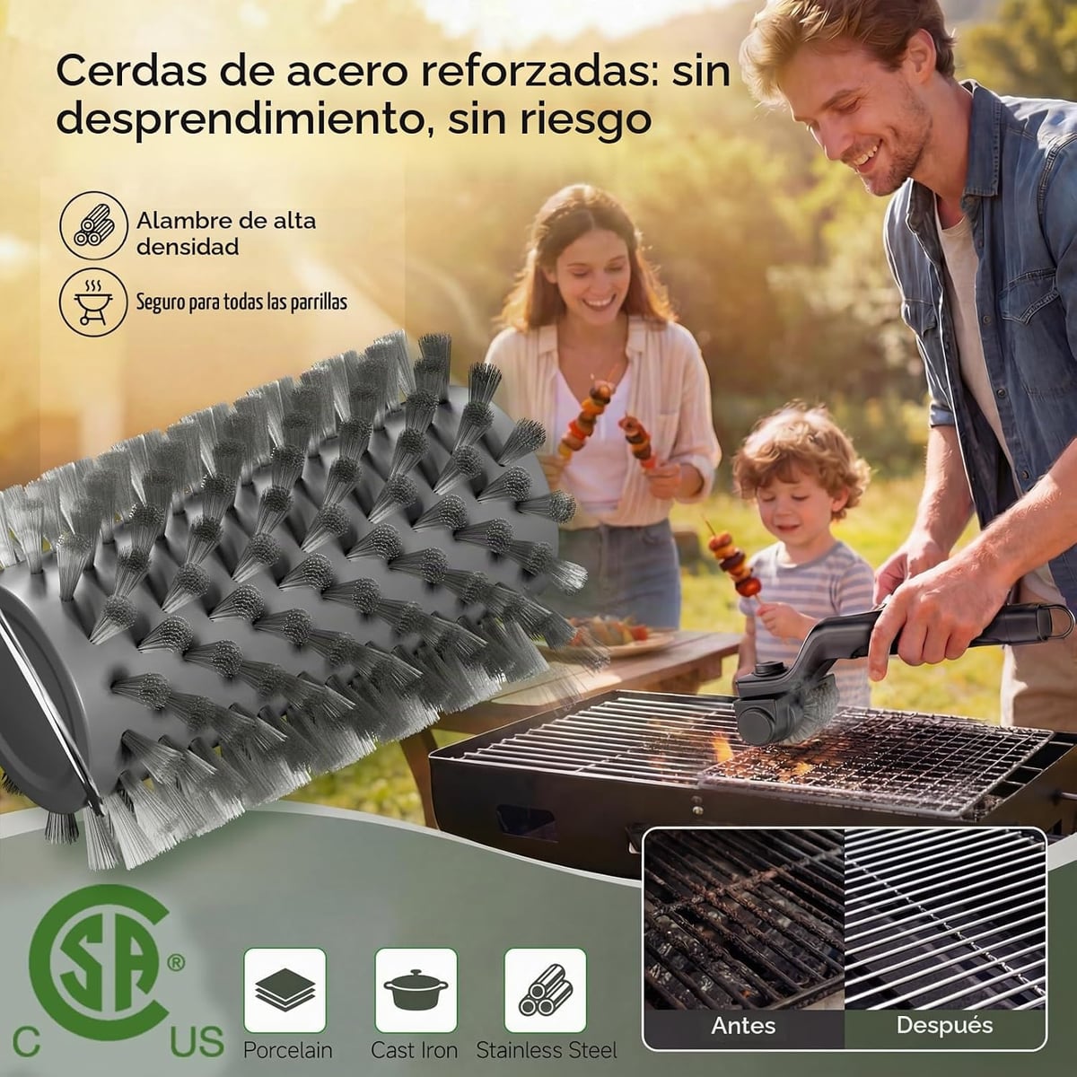 GrillForce™  Limpia tu parrilla sin volver a sufrir 