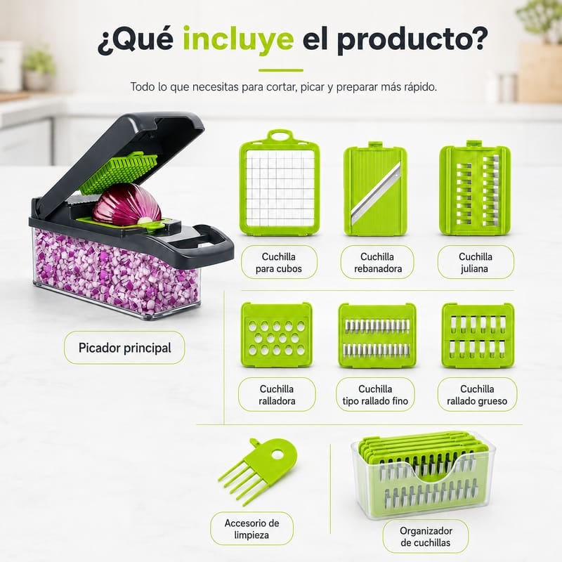 CORTADOR DE VERDURAS MULTIFUNCIONAL