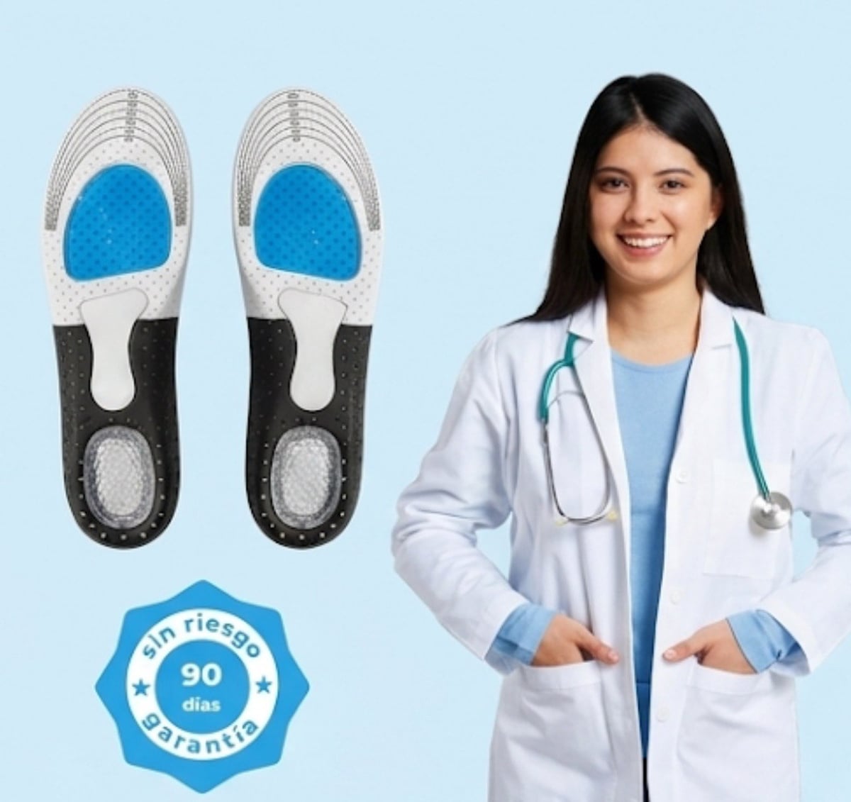 Plantillas ComfyFeet - Disfruta de días sin dolor, sin tratamientos caros ni visitas al médico....