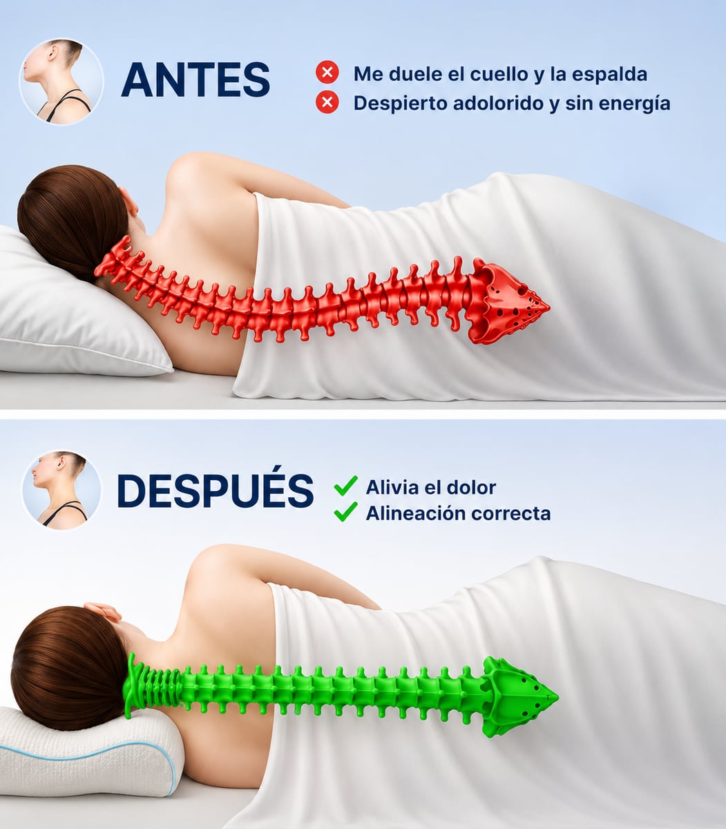 Almohada OrthoSleep Ergonómica para Dormir + ENVÍO GRATIS