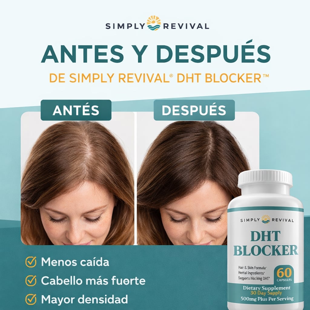 2X1 DHT Blocker™ Bloqueador Herbal de DHT para el Crecimiento y Fortalecimiento Capilar+ ENVIO GRATIS 🎁