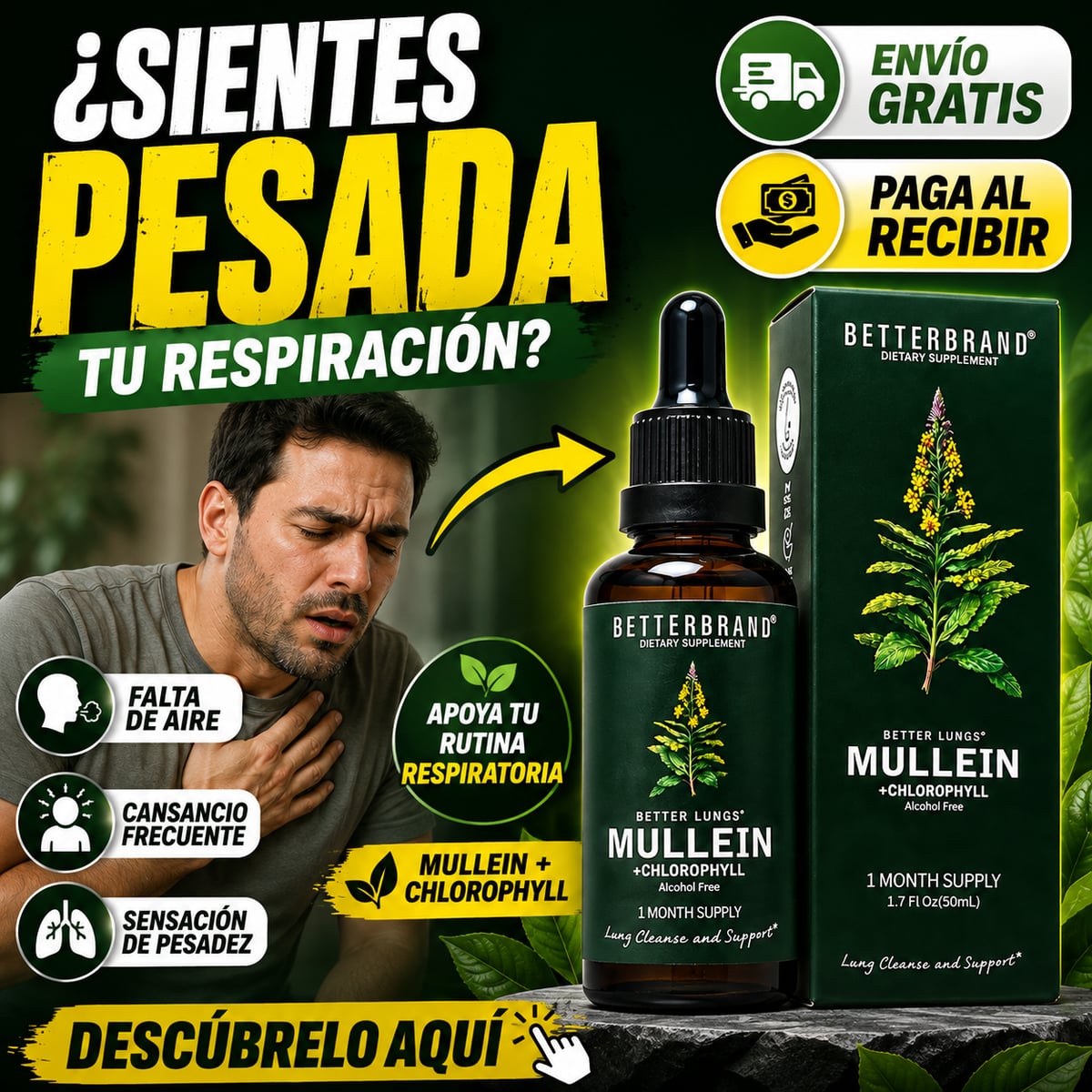  MULLEIN CLOROFILA / RESPIRA MEJOR, VIVE MEJOR 🌿 