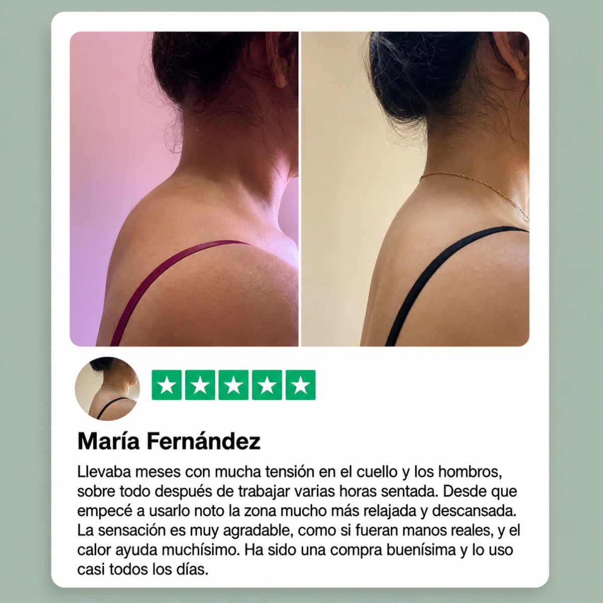 Masajeador Cervical Recargable 4D - ENVIO GRATIS