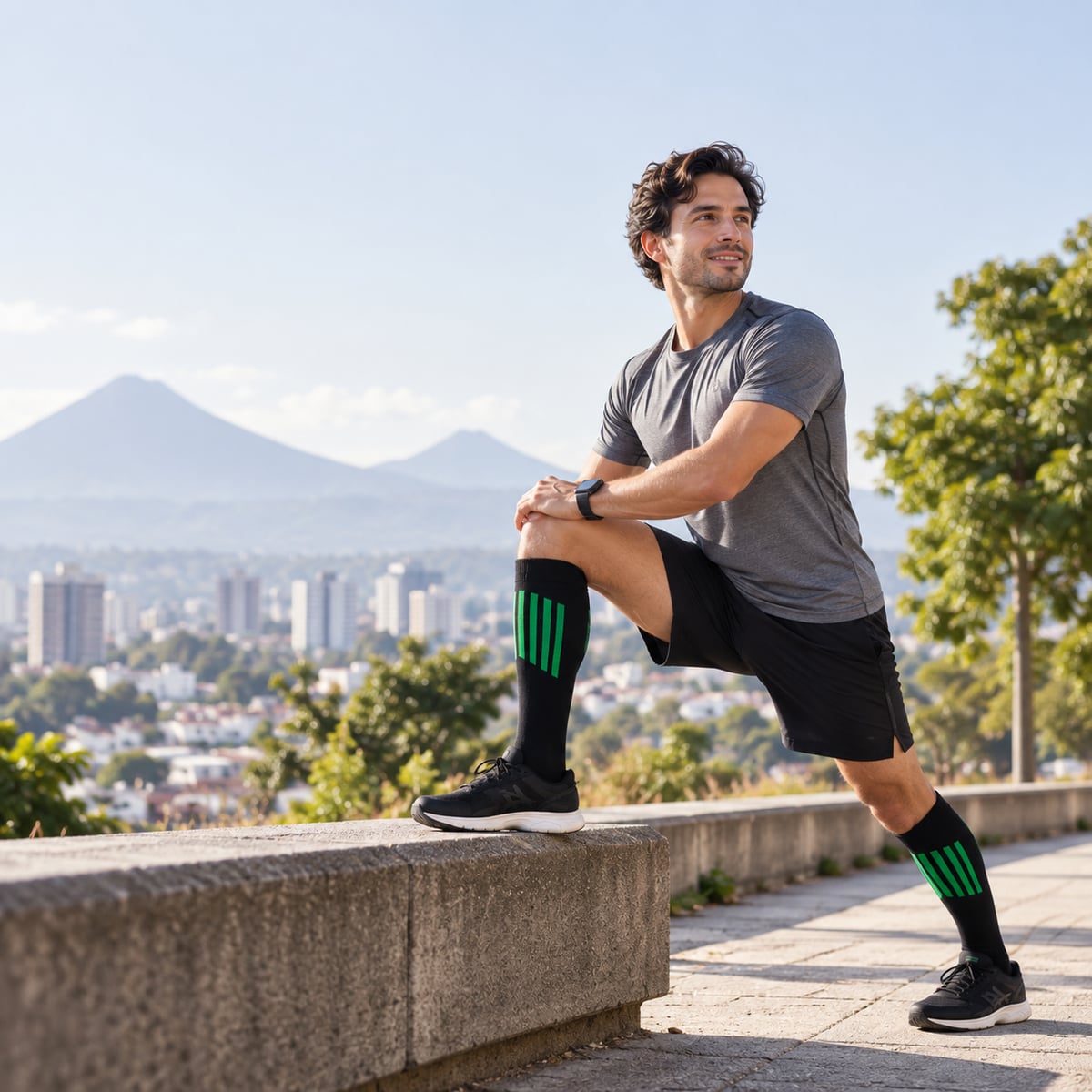 Medias de Compresión Deportivas - Soporte y Frescura para tus Piernas