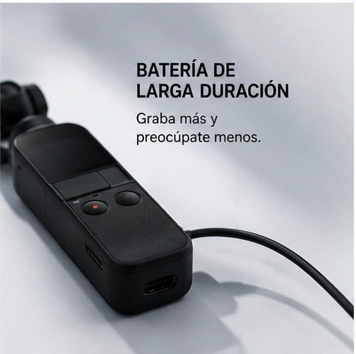 📹 Captura cada momento con calidad profesional La cámara de bolsillo que graba como un profesional Video 4K