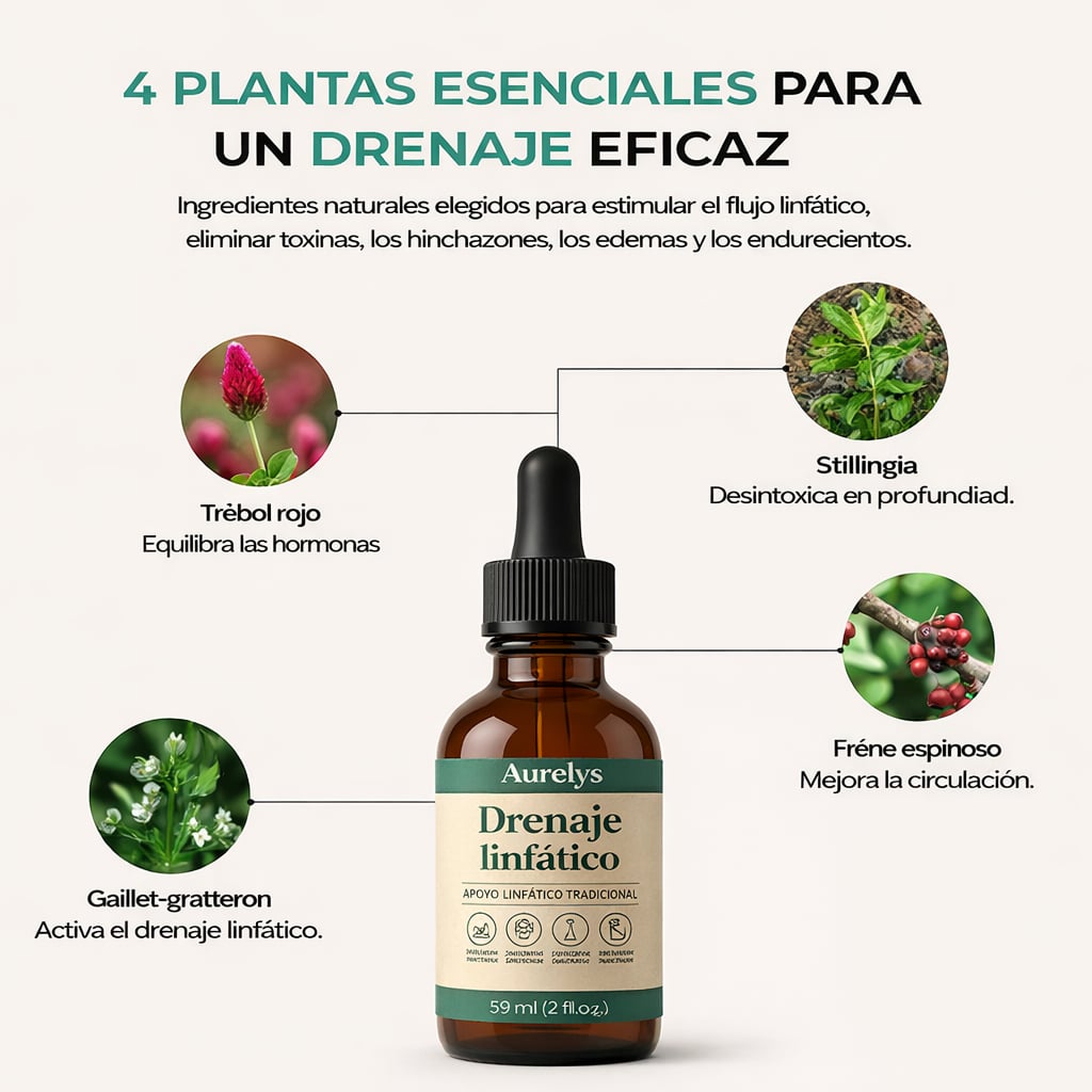Gotas de Bienestar para Drenaje Linfático