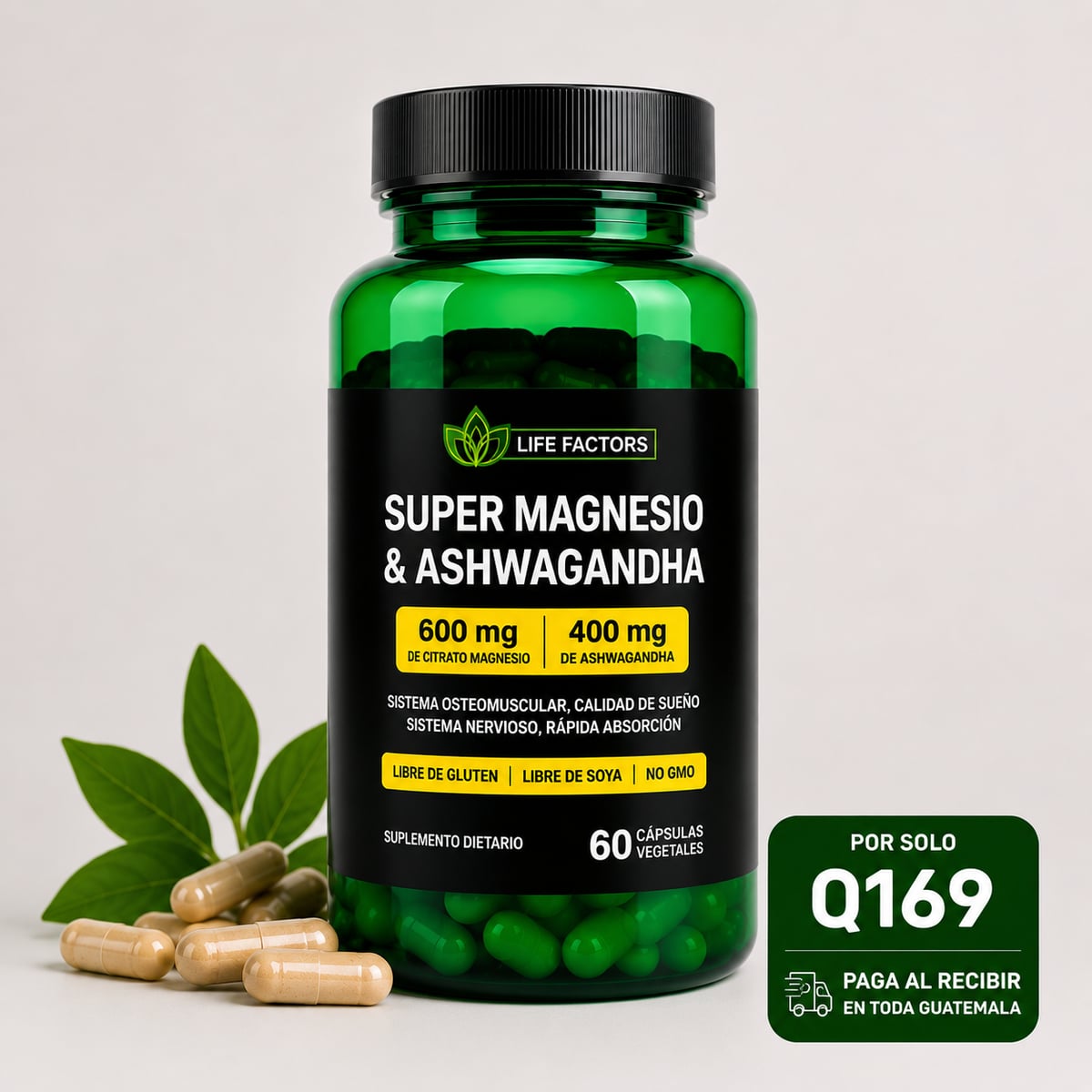 Super Magnesio+Ashwagandha 60caps
