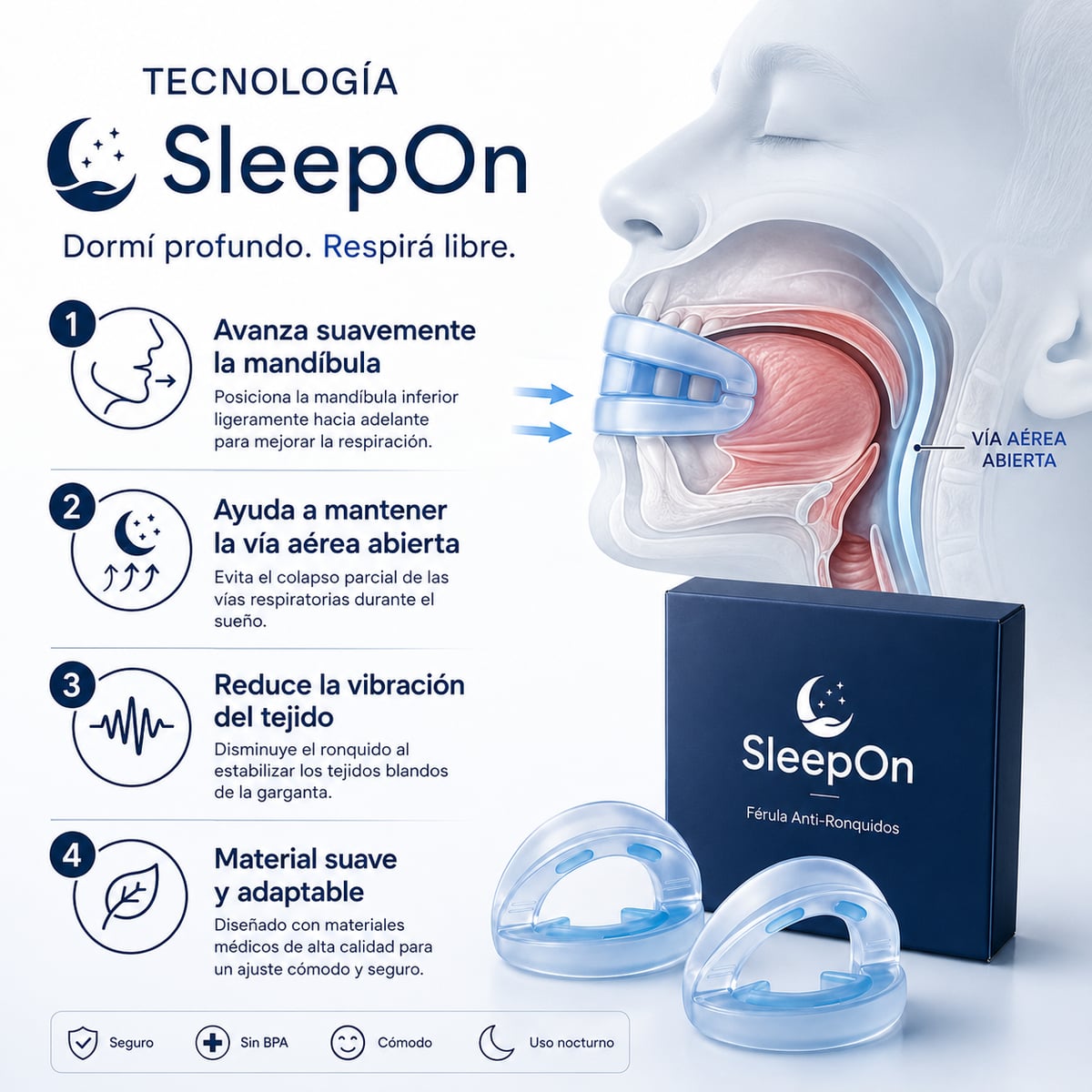 SleepOn - Antironquidos 2x1