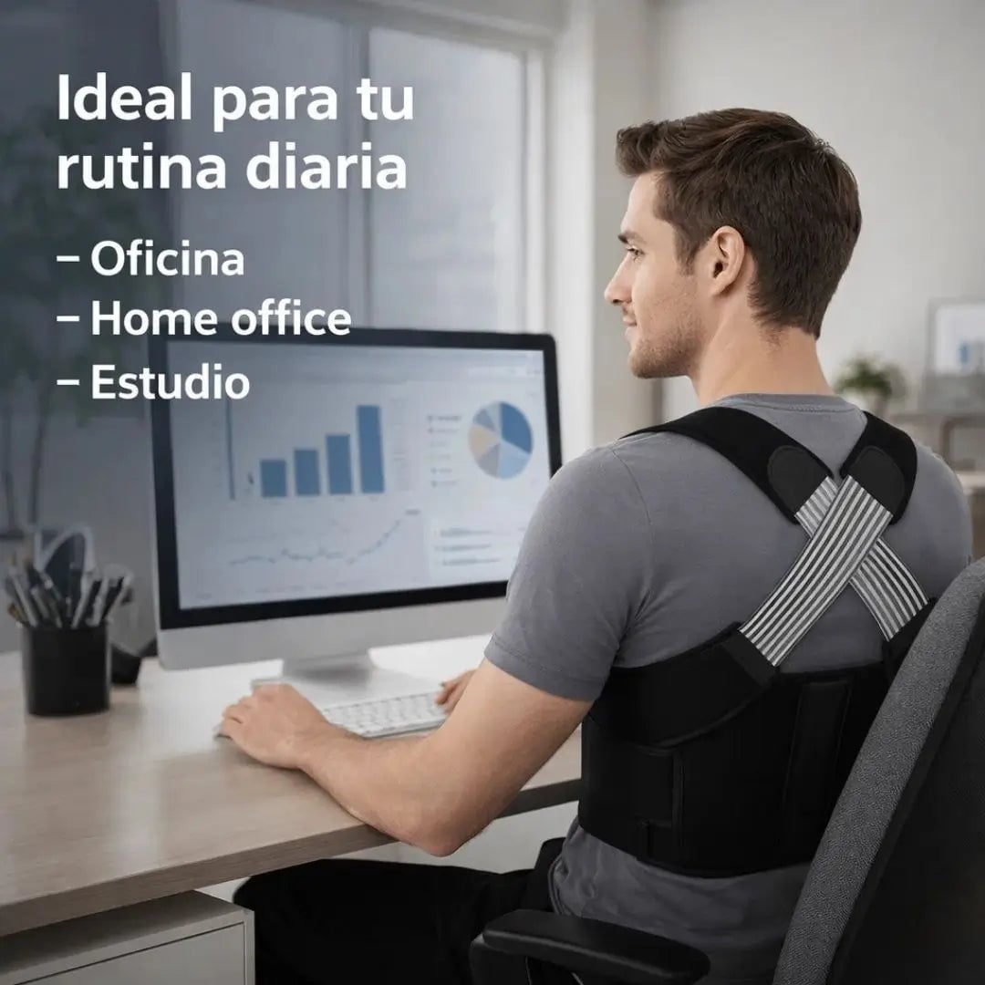 Corrector de Postura Ajustable e Invisible