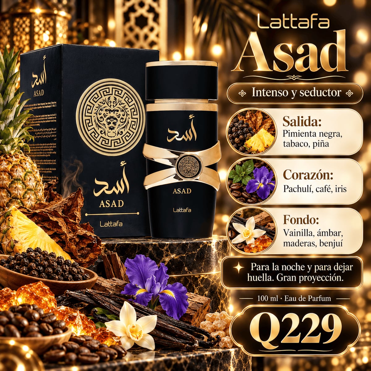 Perfumes Árabes Lattafa Originales – Colección Yara y Asad.