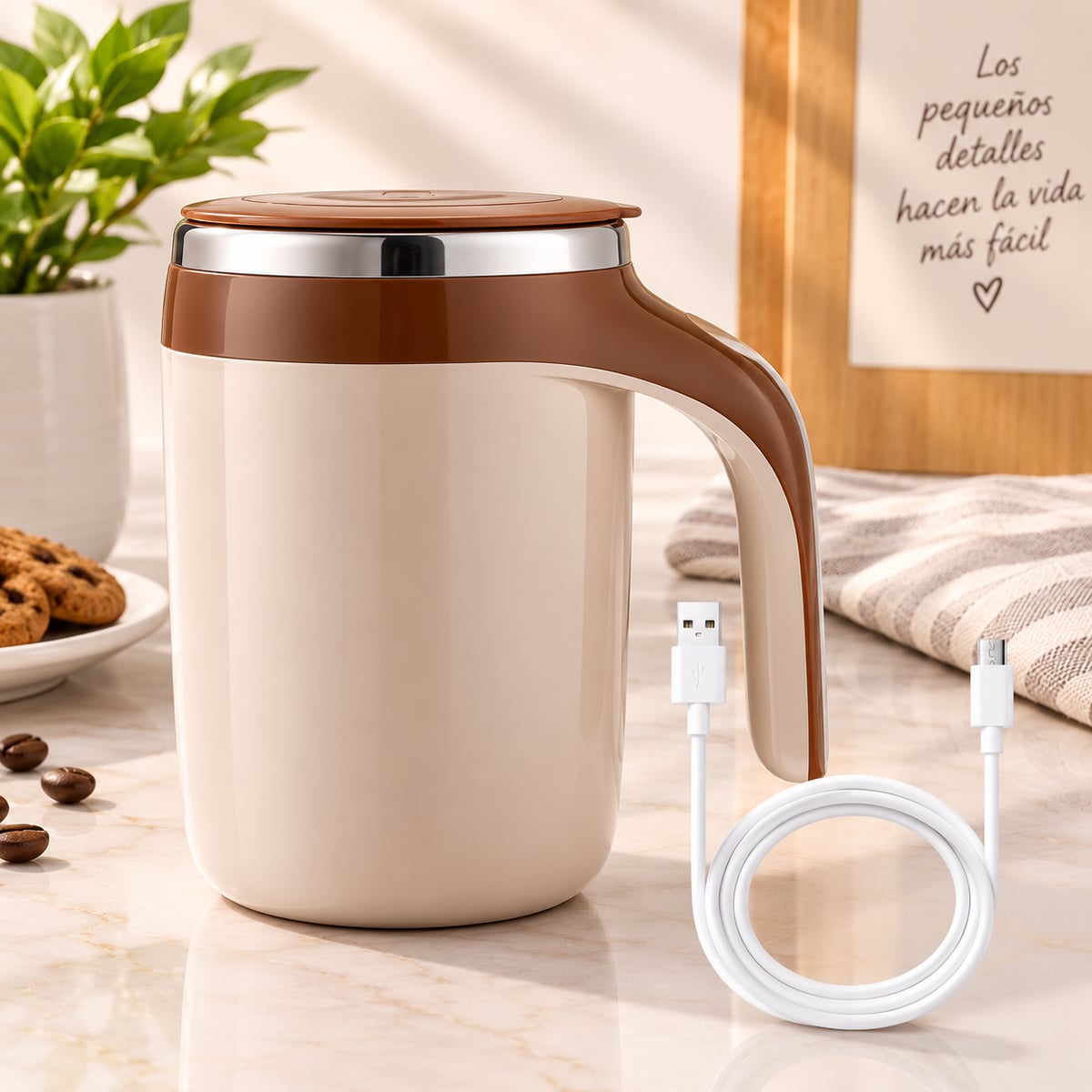 TAZAMIX - Taza Mezcladora Automática Recargable