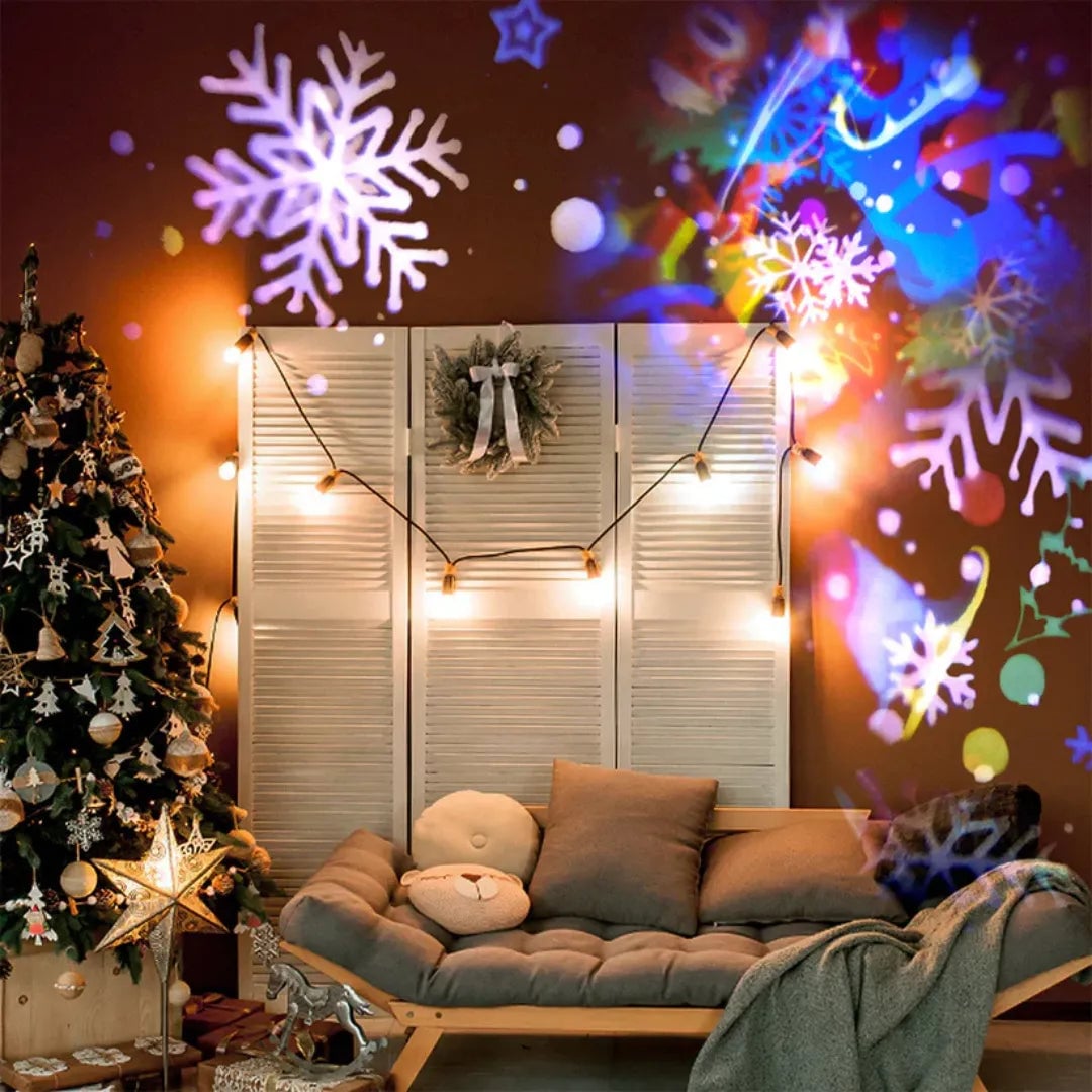 Proyector Navideño – Crea un Espectáculo de Luces en Segundos
