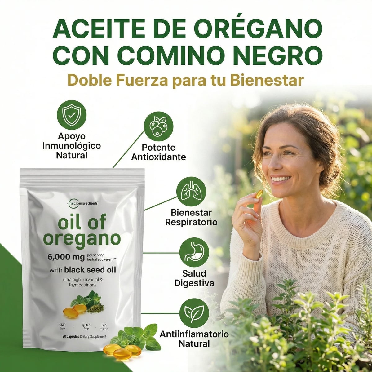 Oil of Oregano with Black Seed Oil