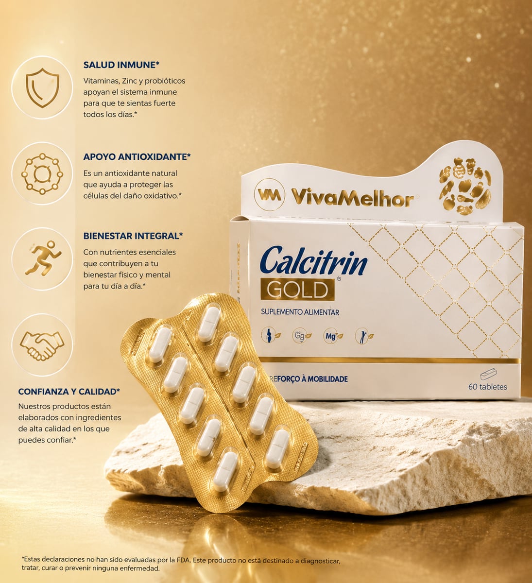 CALCITRIN GOLD Huesos Fuertes para una VIDA ACTIVA