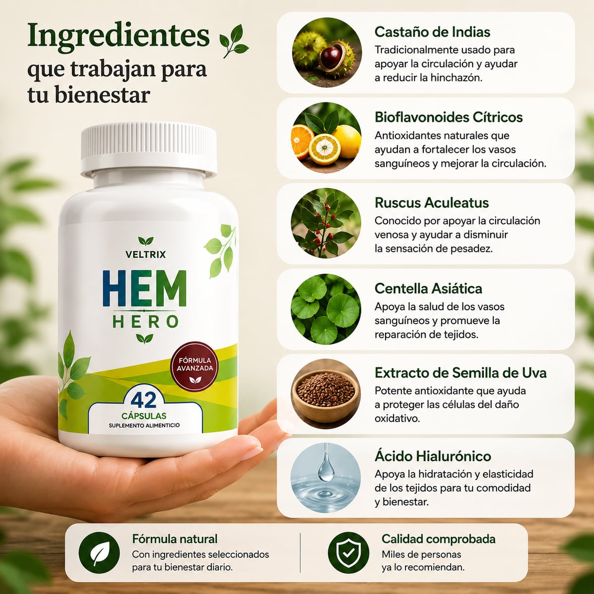 Veltrix™ Suplemento Para Aliviar Las Hemorroides