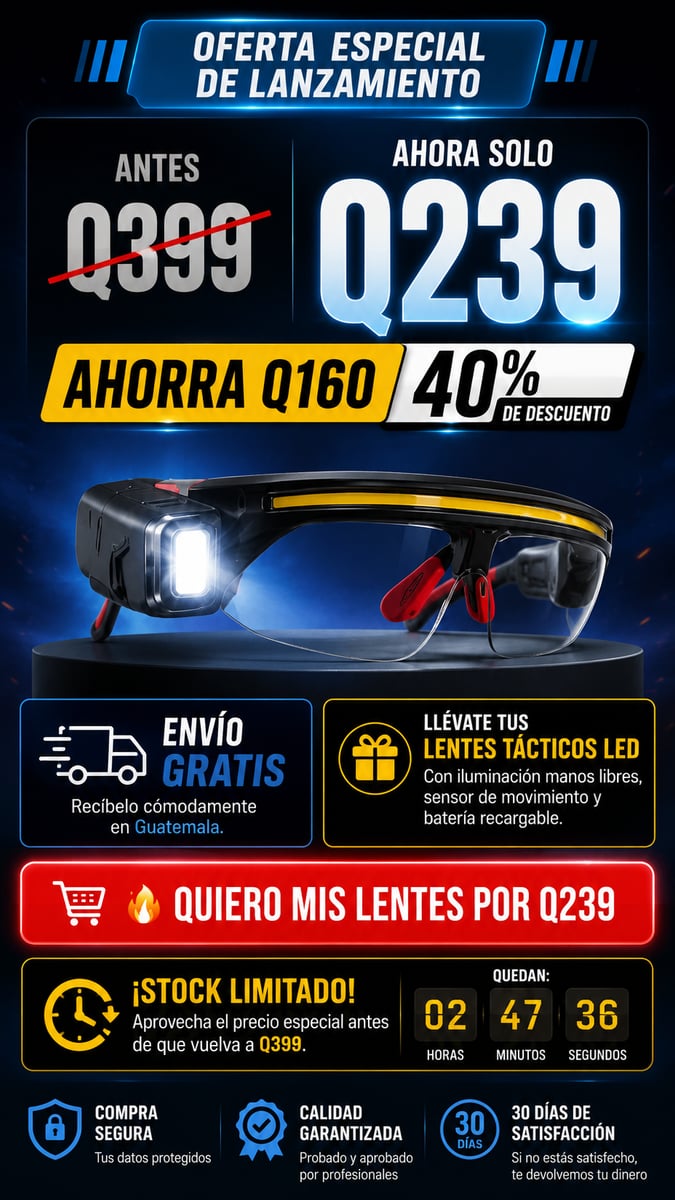 Lentes Tacticos Inteligentes 2 en 1