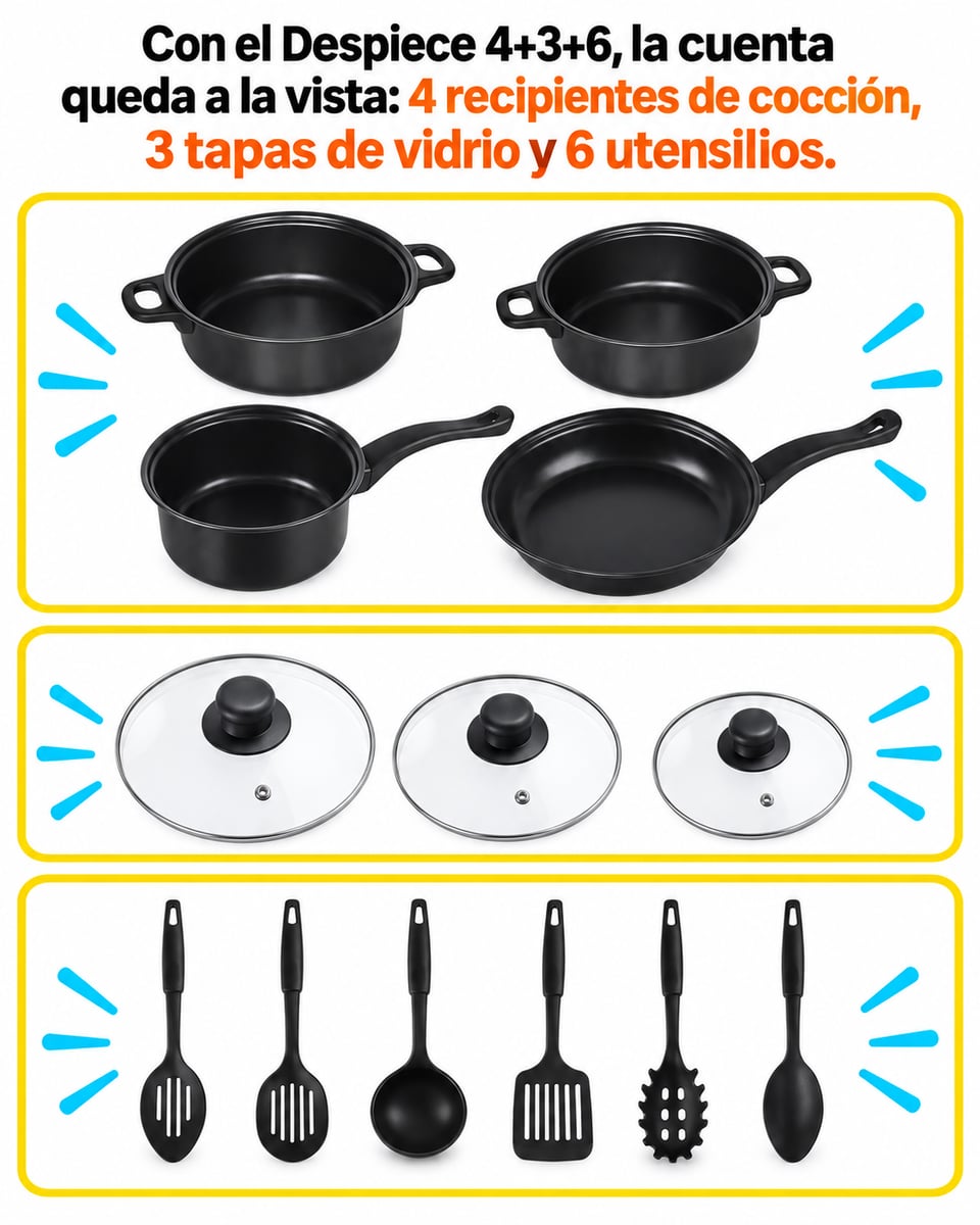 Set de Ollas 13 Piezas