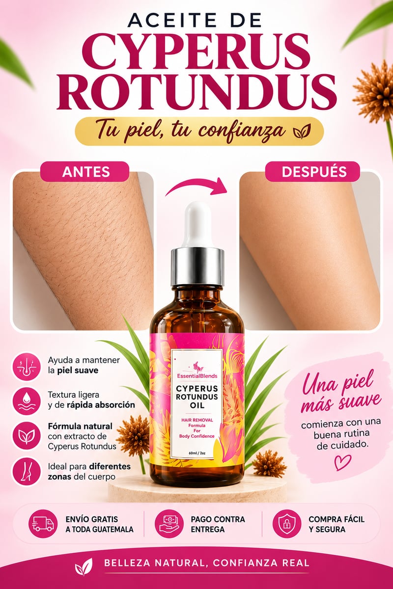 ✨ Aceite Esencial de Cyperus 100% Puro y Natural