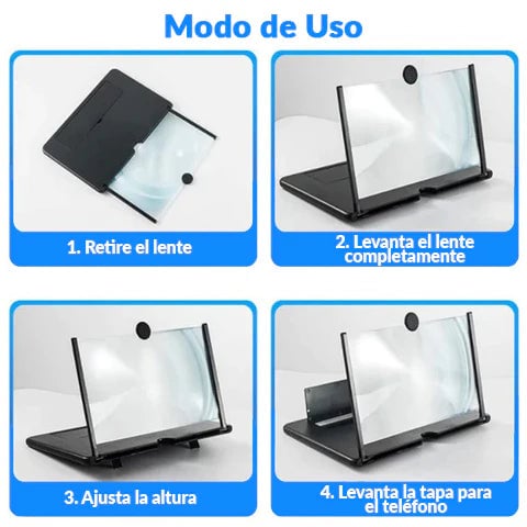 ULTIMAS UNIDADES - PROMO Amplificador de Pantalla de Celular + ENVÍO GRATIS 🚛
