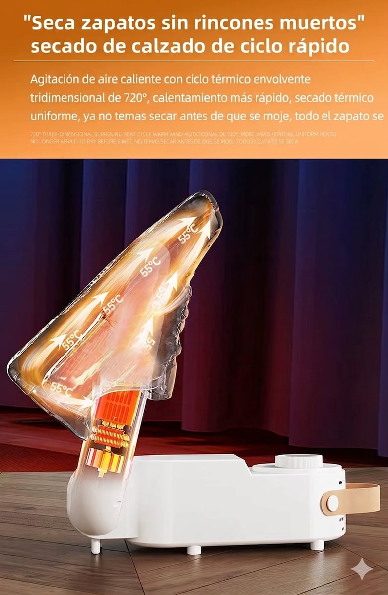 Secador y Desinfectante de calzados Eléctrico