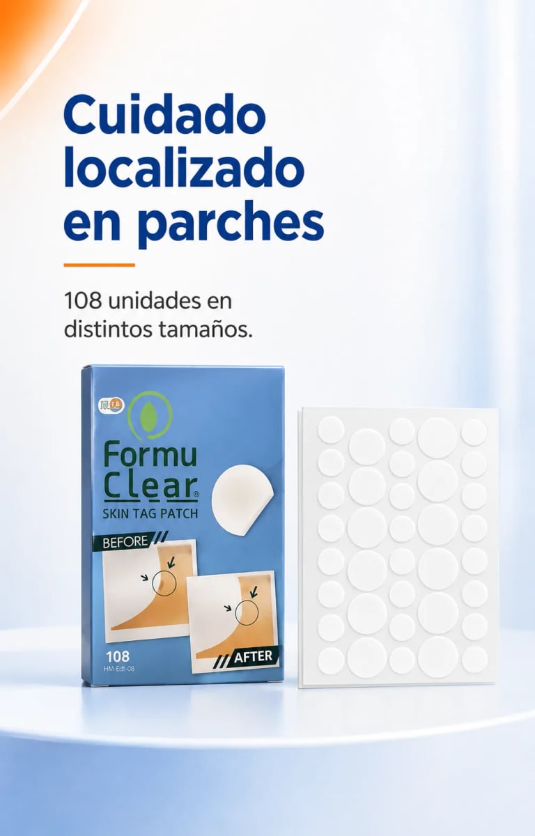 Parches FORMU CLEAR ¿Cansado de las verrugas que no desaparecen?