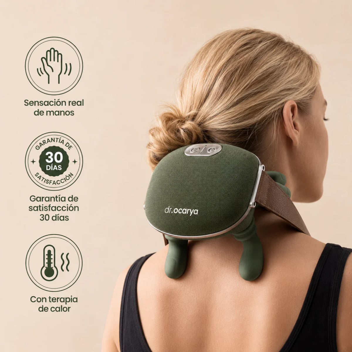 Masajeador Cervical Recargable 4D - ENVIO GRATIS