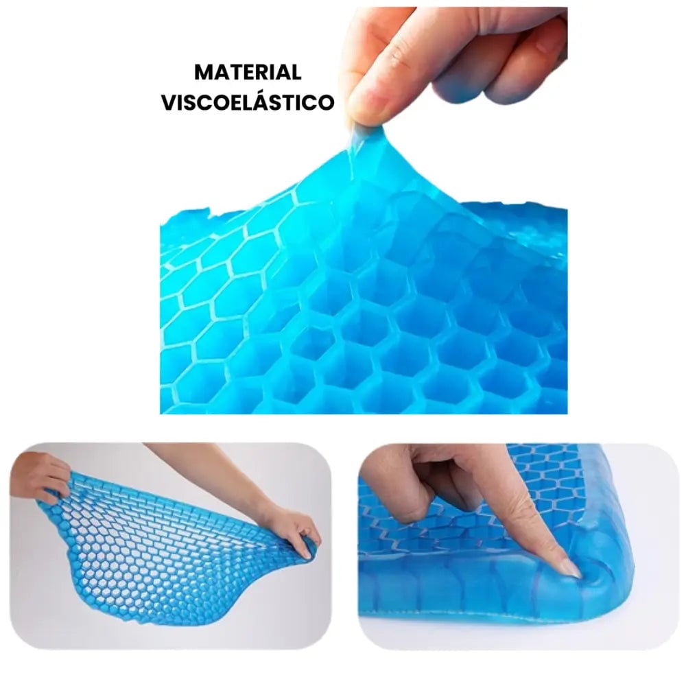 Cojín Gel Antipresión para Coxis y Espalda Baja