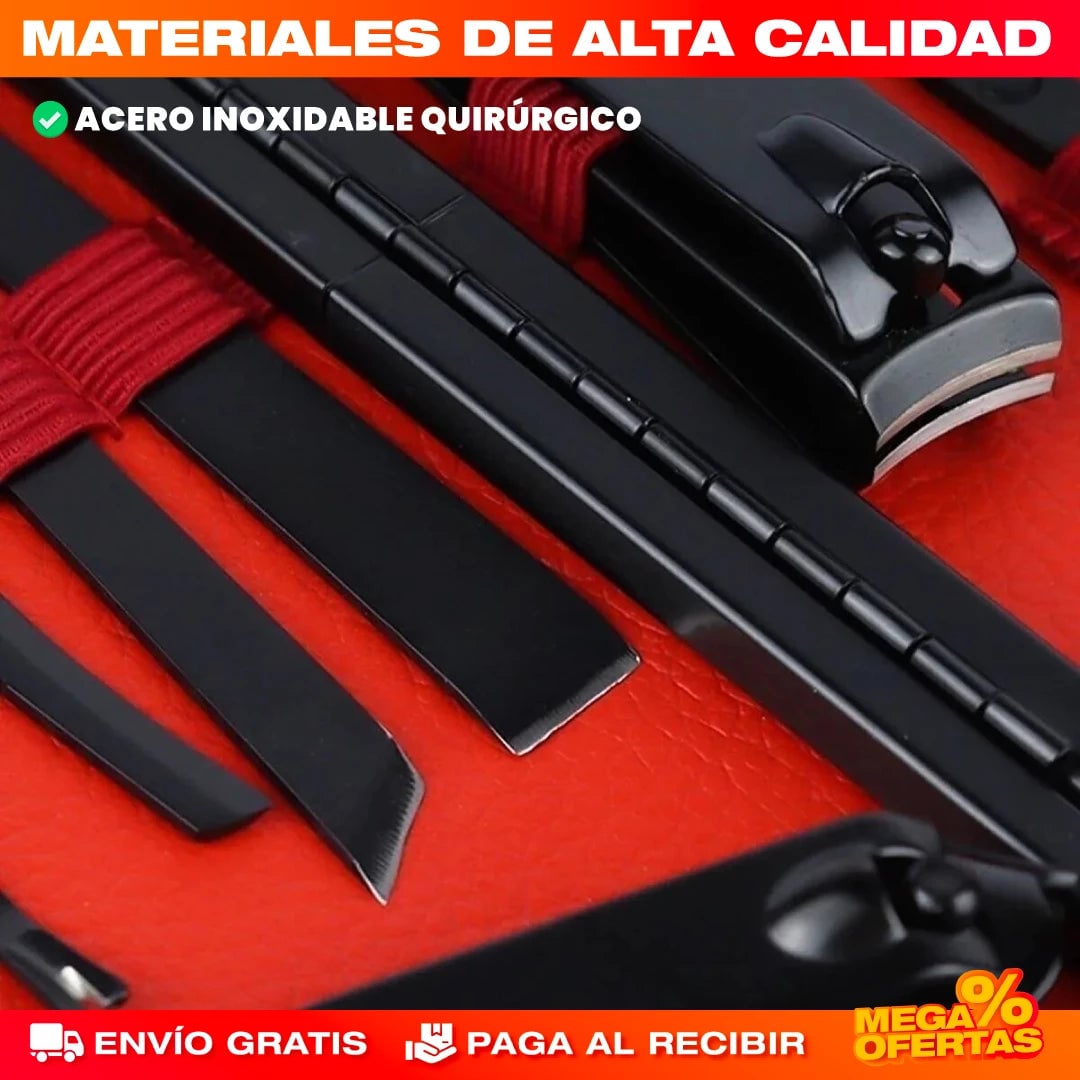 Kit Cortaúñas Alta Gama – Manicura y Pedicura Completa en Casa · 23 Piezas