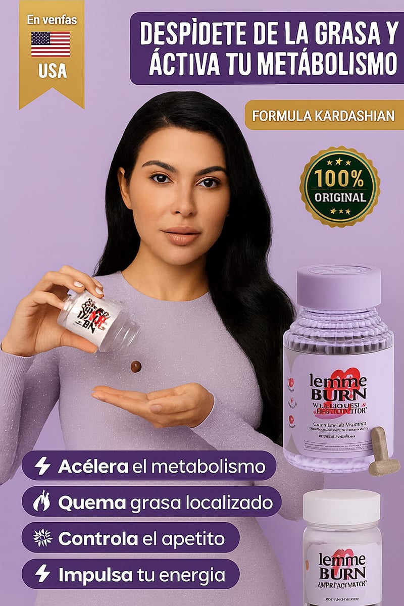 LEMME BURN - Quemador De Grasa+Envio gratis