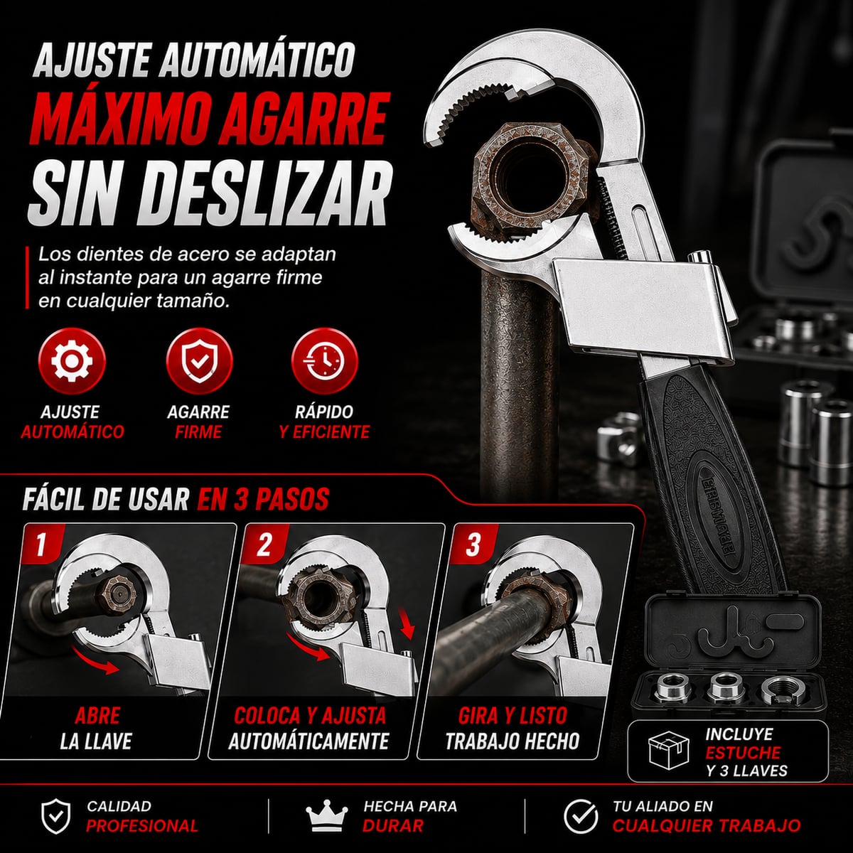 GripMaster™ | Llave Universal Multifuncional + Envío GRATIS