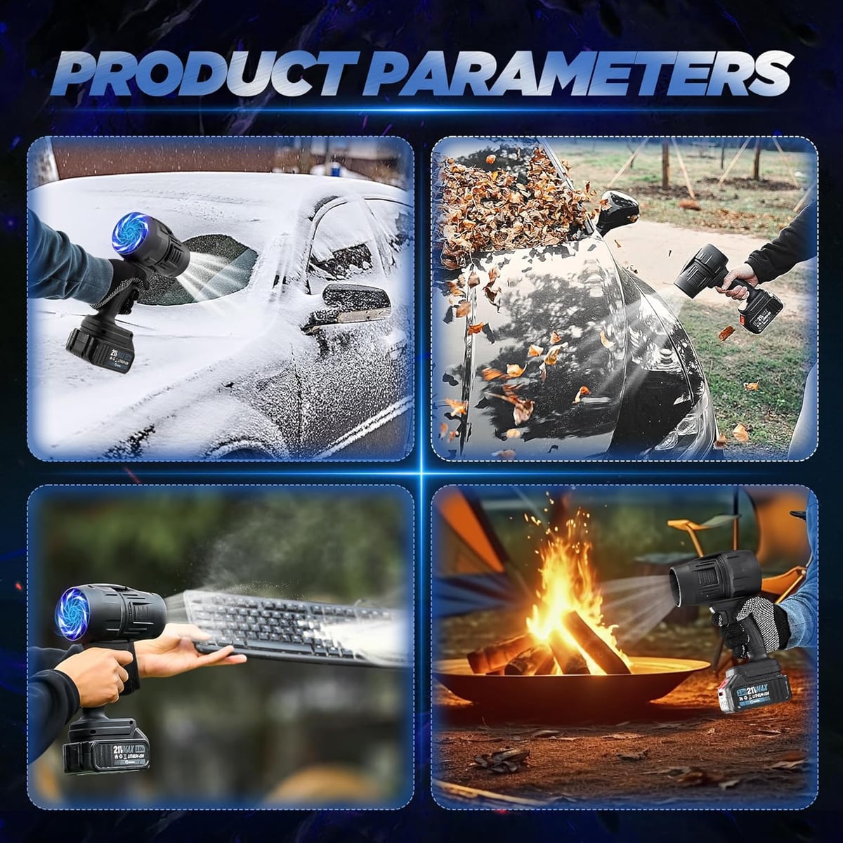 Soplador inalámbrico profesional -JetClean™ 