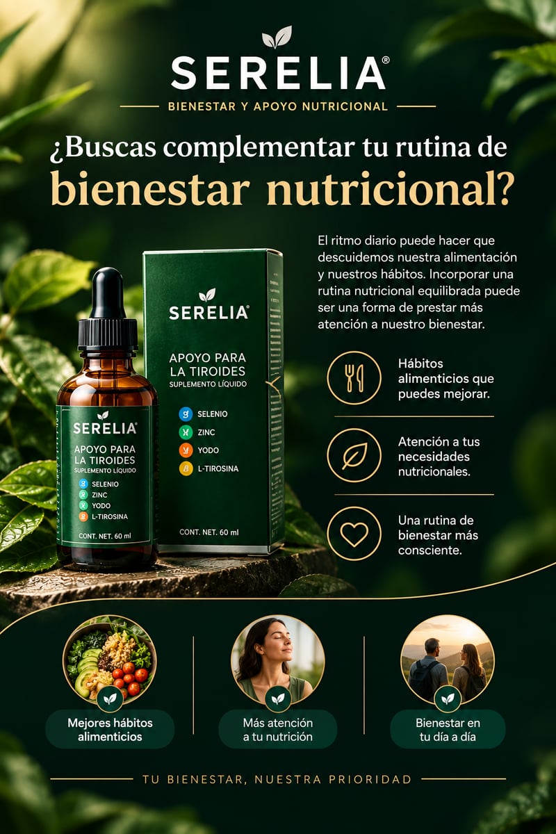 Tu bienestar empieza con SERELIA