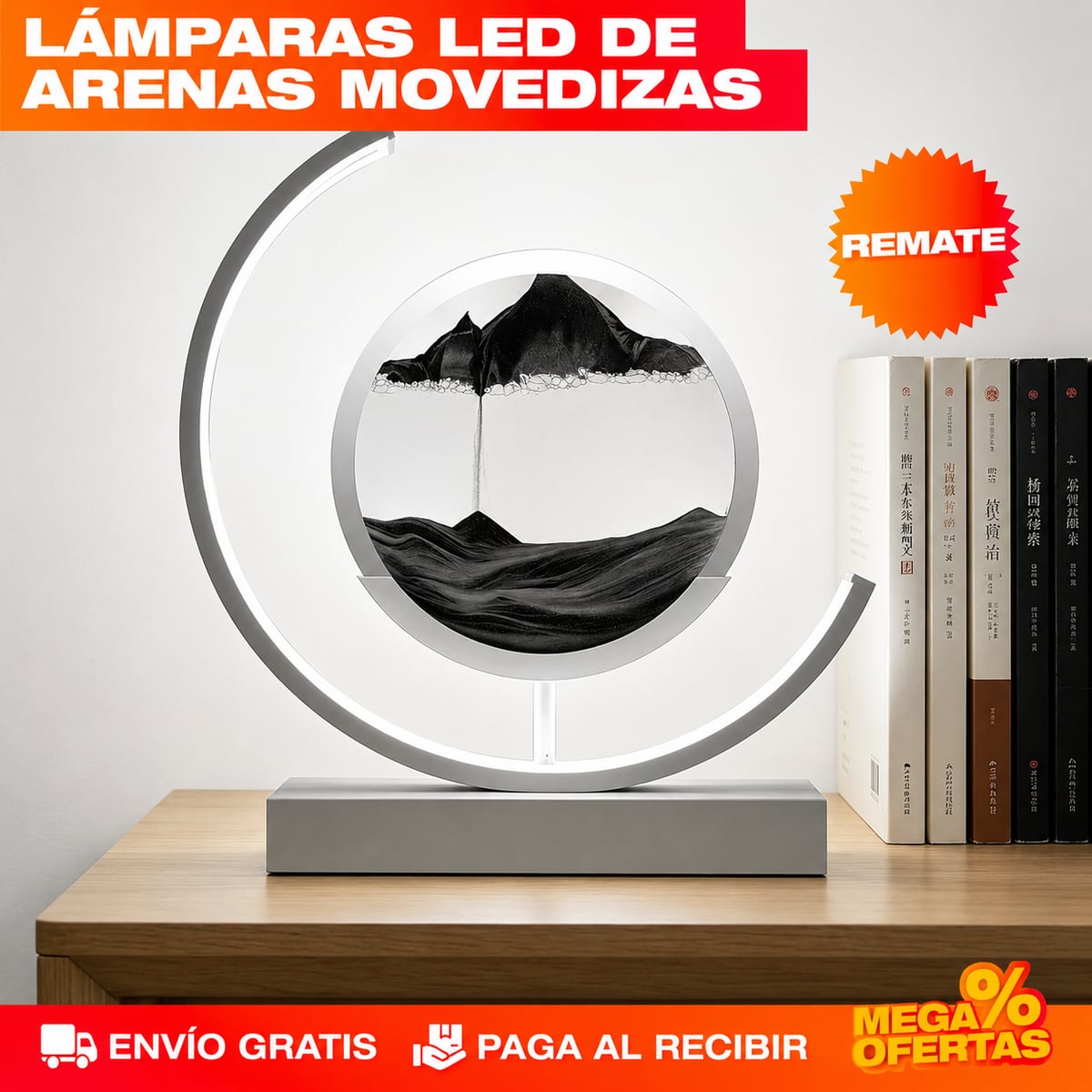 LÁMPARA LED DE ARENA LUXURY