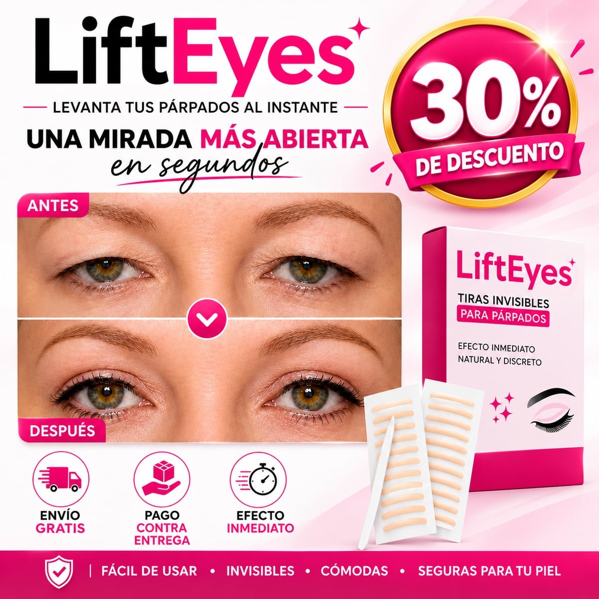 LiftEyes™ Una mirada más abierta en segundos