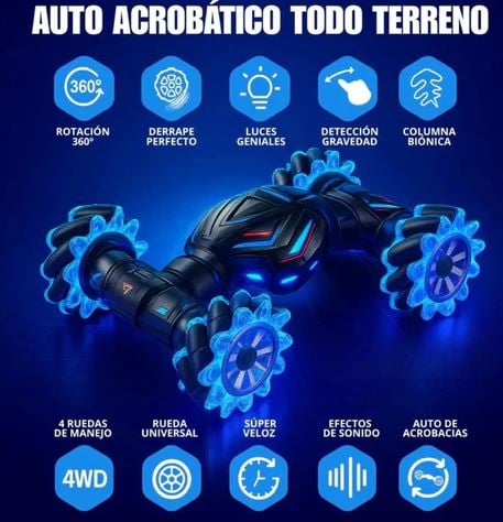TurboStunt 360™ l Auto Acrobático Control Remoto + Envio Gratis