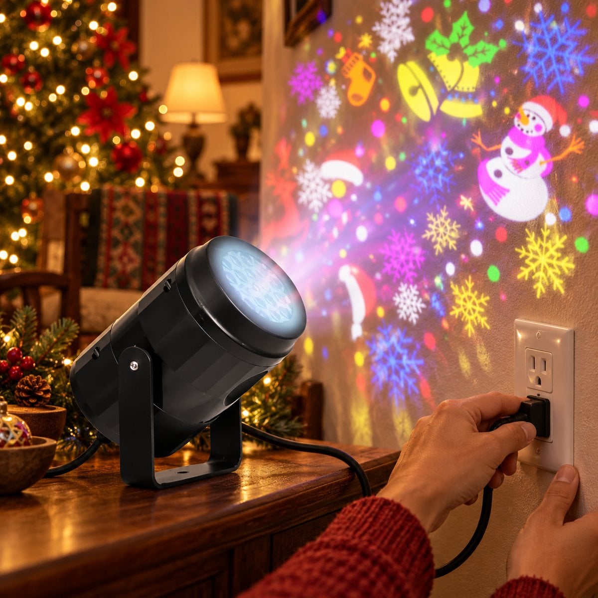Proyector Navideño LED