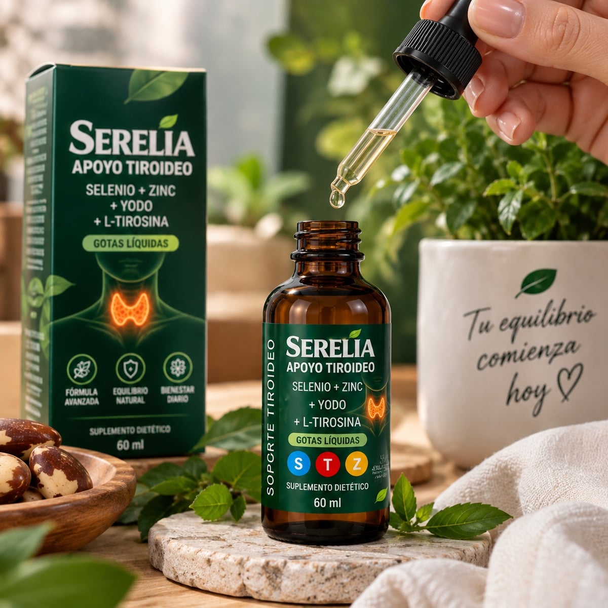 SERELIA® — Gotas para el Apoyo TIROIDEO