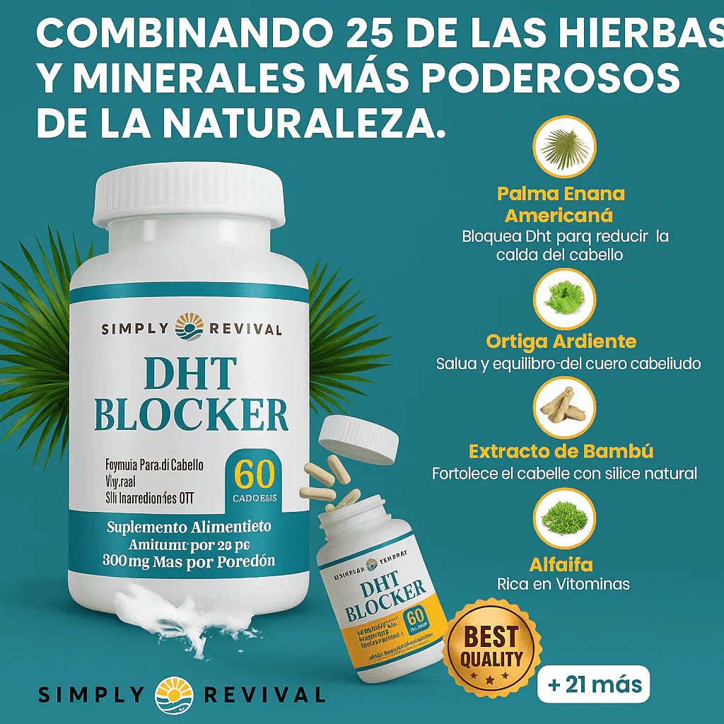 Suplemento DHT - Adiós a la caída 40% Descuento + Envio Gratis y Regalo 🎁