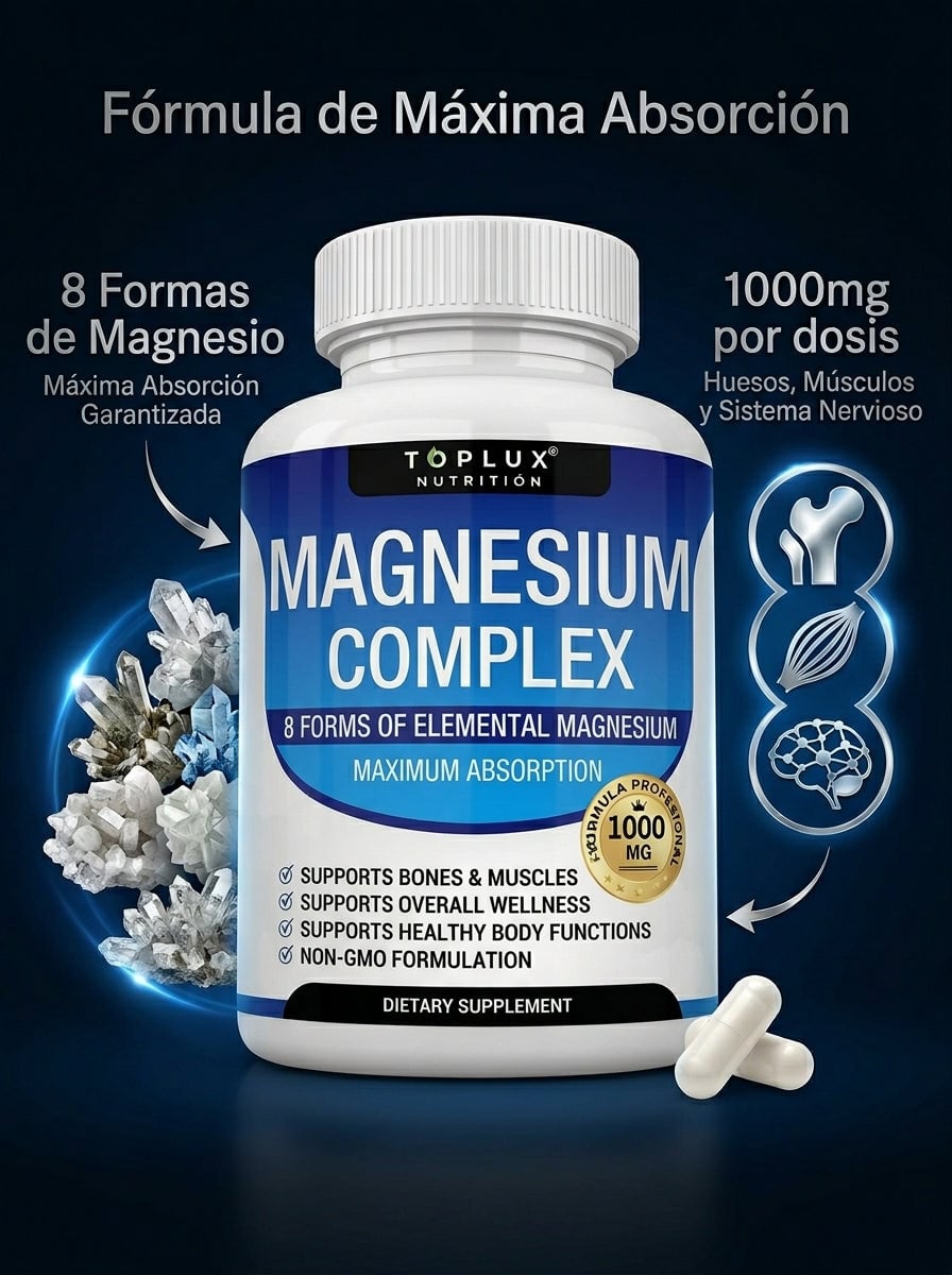 Magnesio Complex® — Recuperá tu vitalidad y músculos desde adentro