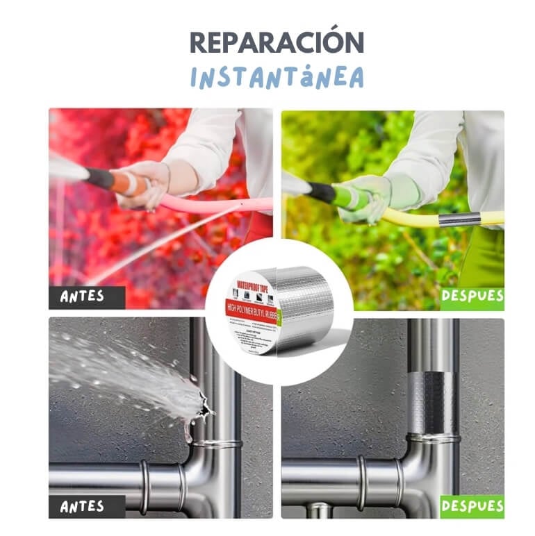 Cinta Impermeable de Butilo – Sellado Instantáneo sin Herramientas